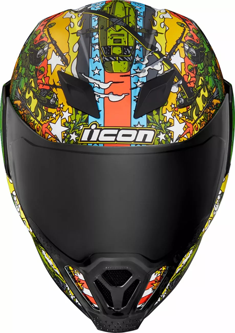CASCO INTEGRALE - ICON AIRFLITE GP23 - OMOLOGATO ECE 2206 SOLDATO