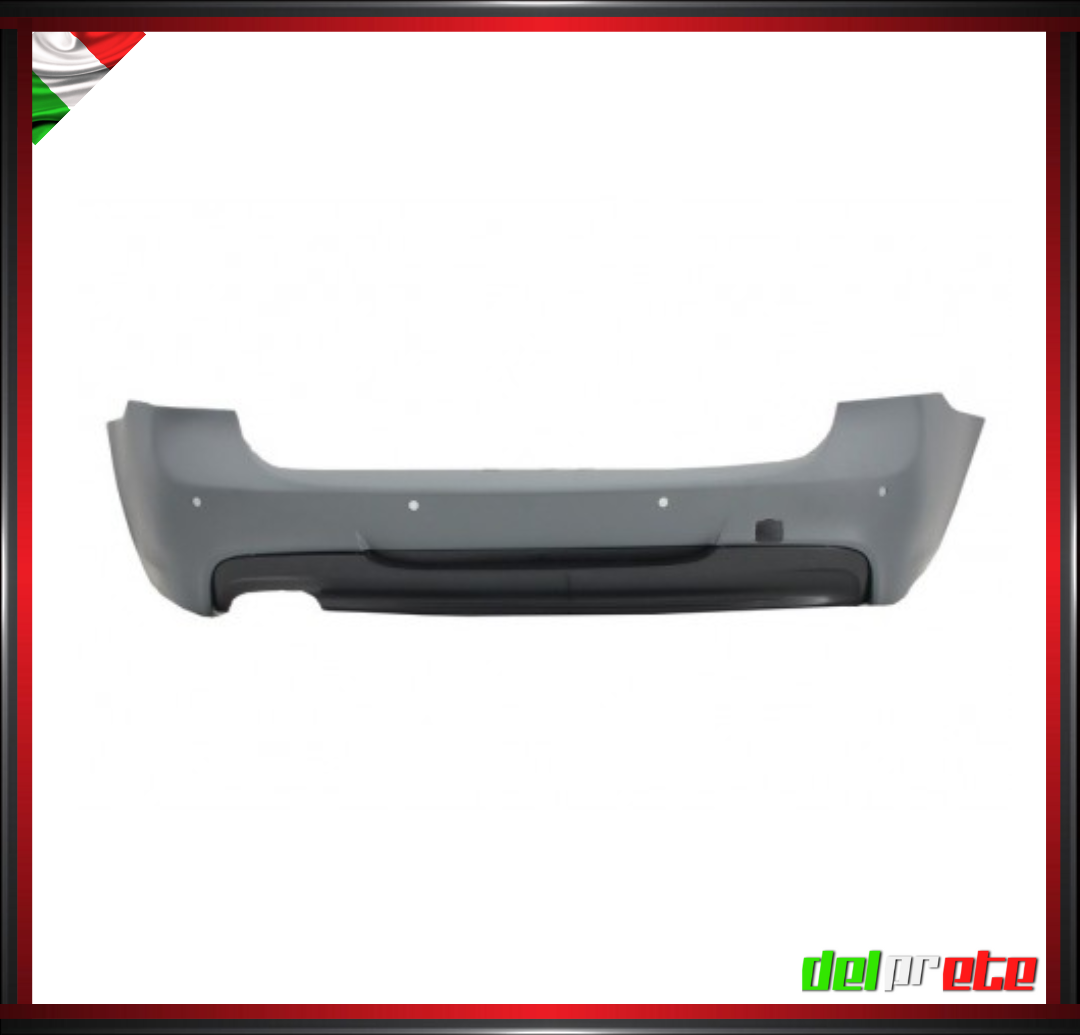 PARAURTI POSTERIORE SPORTIVO TUNING BMW SERIE 3 E90 E91 (04-11) M-SPORT TECHNIK PREDISPOSTO SENSORI