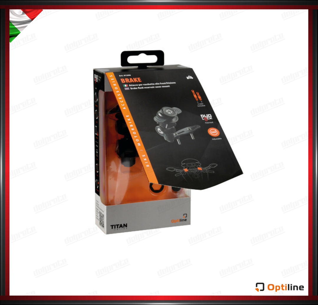 SUPPORTO CAMERA PORTA TELEFONO CON ATTACCO VASCHETTA OLIO MANUBRIO SGANCIO DUOLOCK