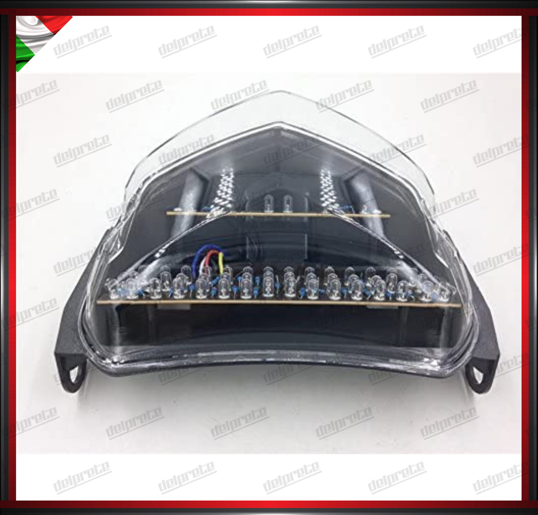 STOP FARO POSTERIORE LED SUZUKI GSXR 600 750 DAL 04 AL 05 BIANCO CON LUCE ROSSA