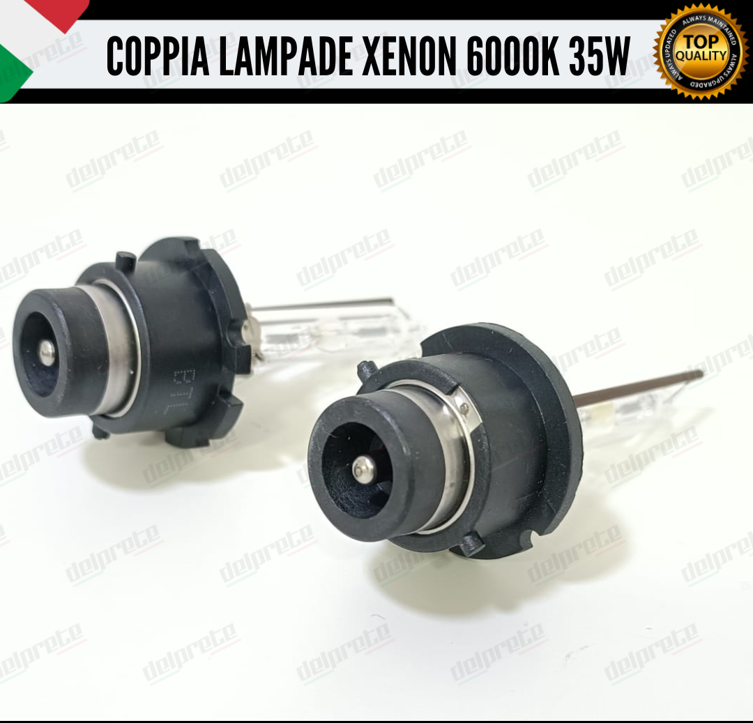 COPPIA LAMPADE FARI D2S XENON LUCE 6000K BIANCO GHIACCIO FORD MONDEO 2000/2007