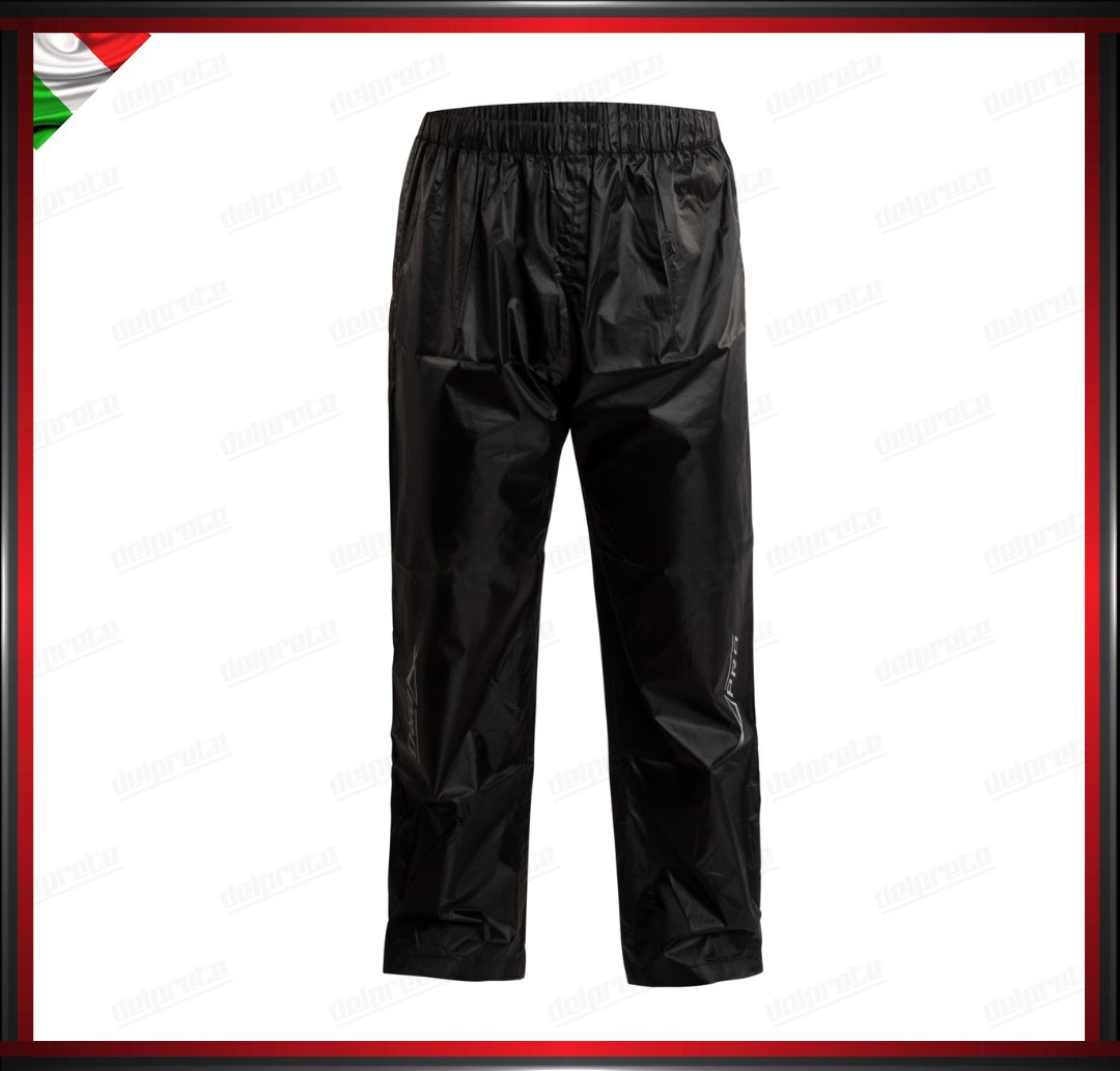 PANTALONI MOTO ANTIPIOGGIA NERO ANTIVENTO IMPERMEABILI UOMO E DONNA CON RIFLETTENTI