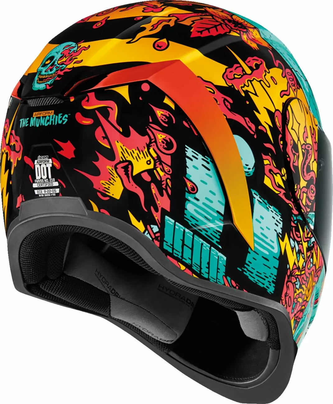 CASCO INTEGRALE - ICON AIRFORM MUNCHIES MIPS - OMOLOGATO ECE 2206 VERDE ACQUA