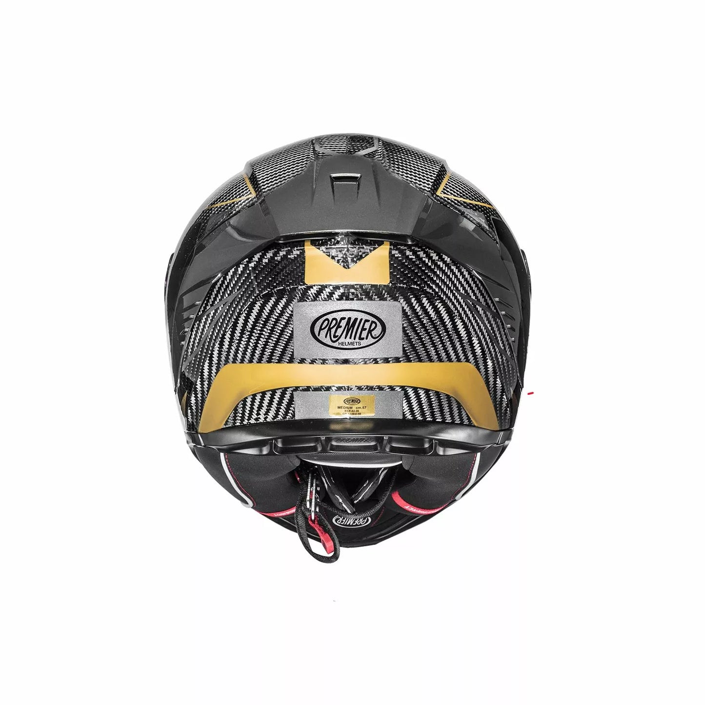 CASCO INTEGRALE - PREMIER HYPER CARBON TK19 - OMOLOGATO ECE 2206 ORO