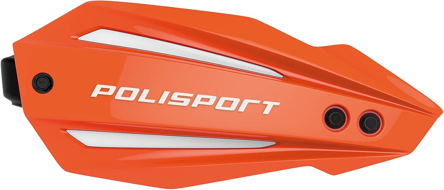 POLISPORT - SET PARAMANI BULLIT FWA CON SET DI FISSAGGIO E BARRA MX-STYLE ARANCIONE