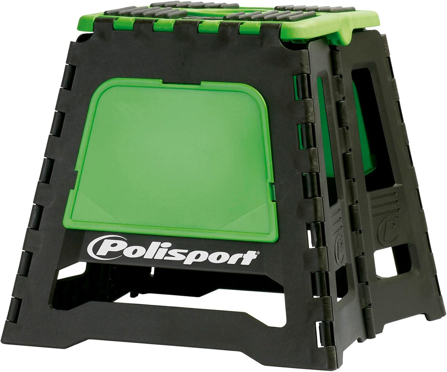POLISPORT - SUPPORTO MOTO STAND PIEGHEVOLE PORTATILE CAVALLETTO CROSS ENDURO VERDE