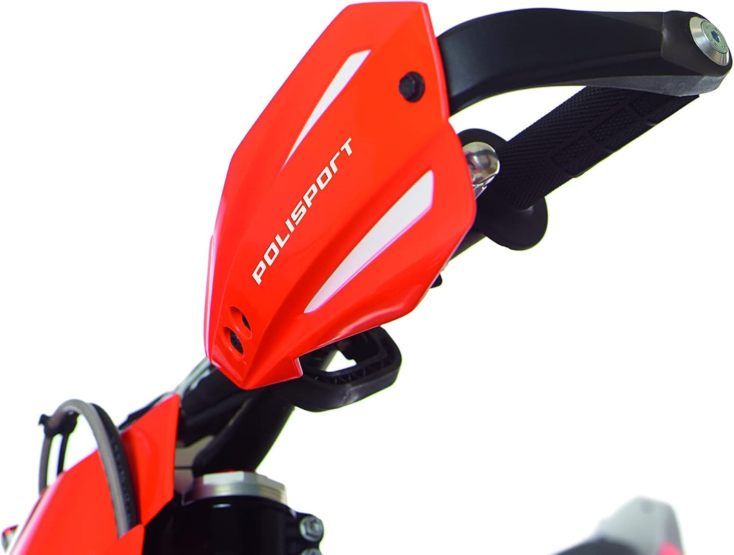 POLISPORT - SET PARAMANI BULLIT FWA CON SET DI FISSAGGIO E BARRA MX-STYLE ROSSO