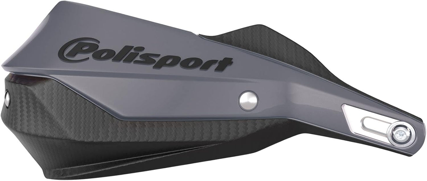 POLISPORT - SET PARAMANI TRAIL BLAZER 2 CON SET DI FISSAGGIO E BARRA MX-STYLE GRIGIO NARDO