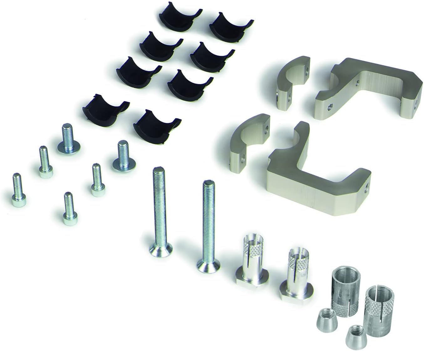 POLISPORT - SET PARAMANI S-DUAL CON SET DI FISSAGGIO E BARRA MX-STYLE ARANCIONE