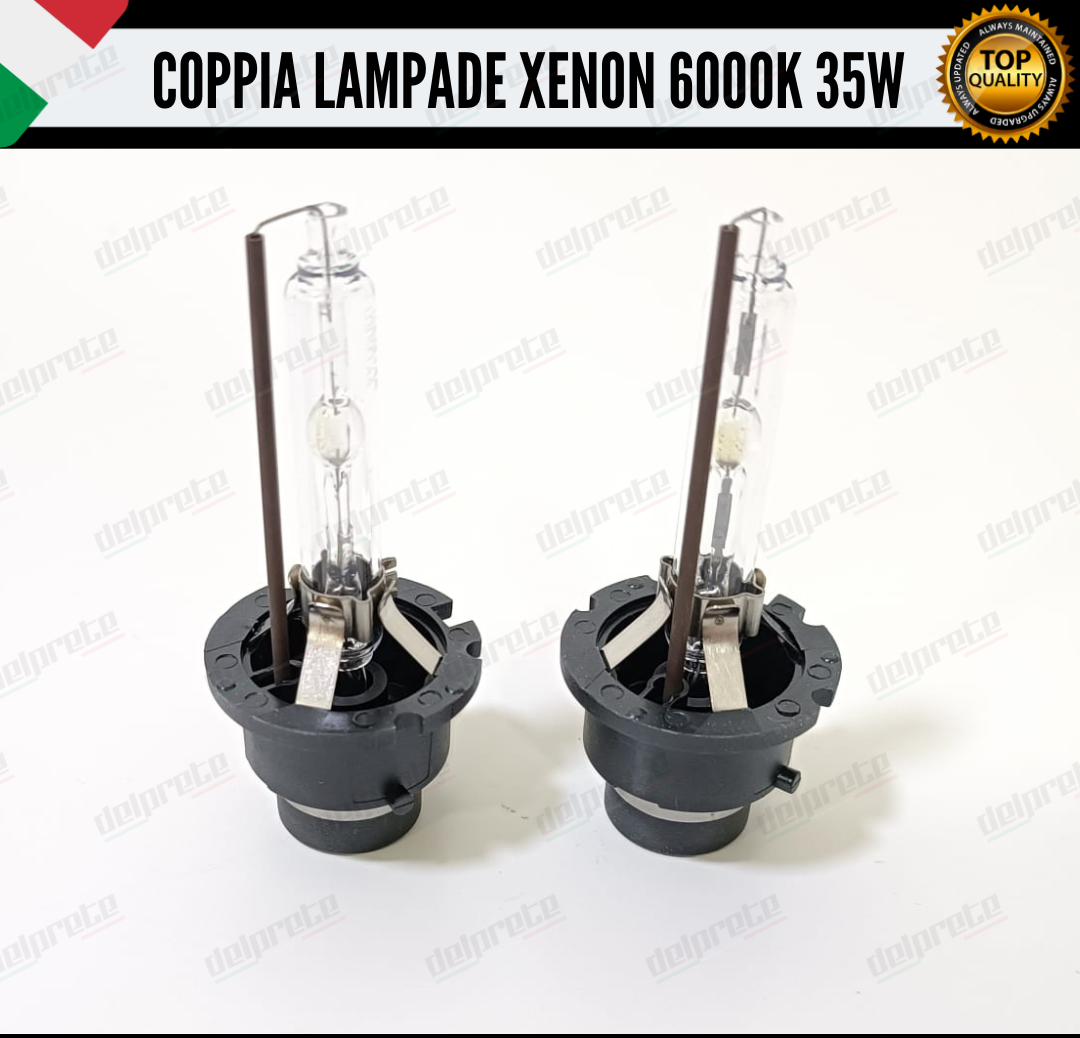 COPPIA LAMPADE FARI D2S XENON LUCE 6000K BIANCO GHIACCIO FORD MONDEO 2000/2007