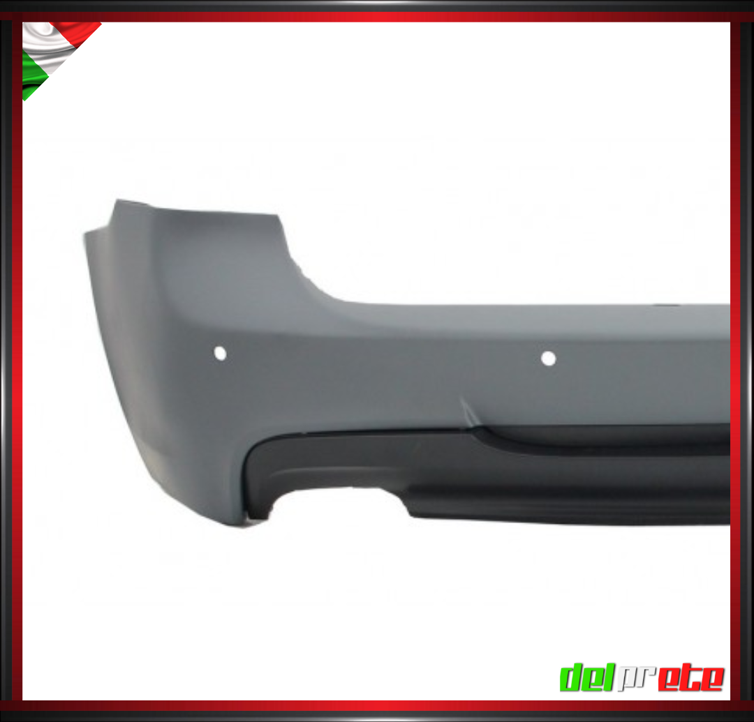 PARAURTI POSTERIORE SPORTIVO TUNING BMW SERIE 3 E90 E91 (04-11) M-SPORT TECHNIK PREDISPOSTO SENSORI