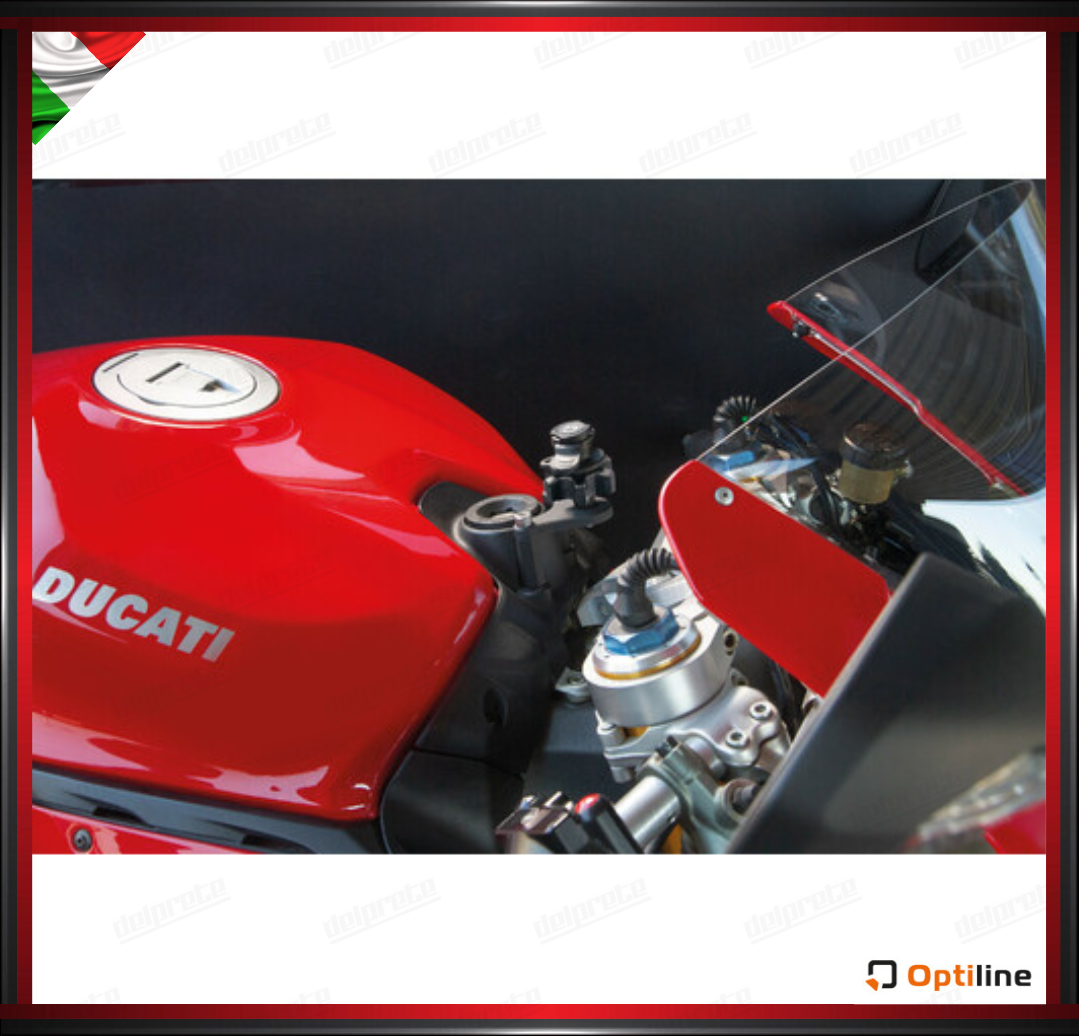 PORTA CELLULARE OPTILINE ATTACCO PER BLOCCHETTO CHIAVE PER DUCATI PANIGALE 899, 959, V2, 119, 1299, V4