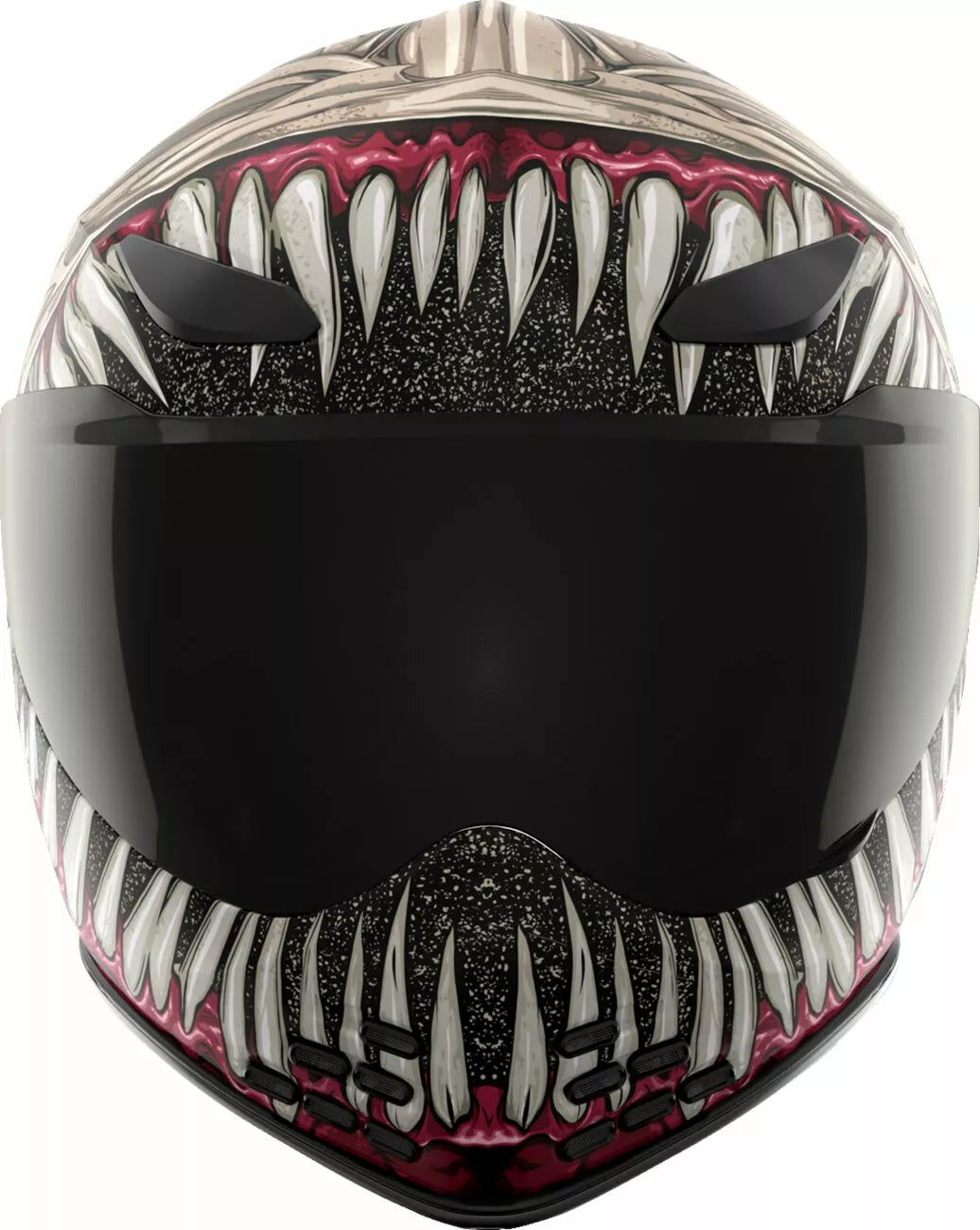 CASCO INTEGRALE - ICON DOMAIN GRAND MAW - OMOLOGATO ECE 2206 AEROGRAFATO