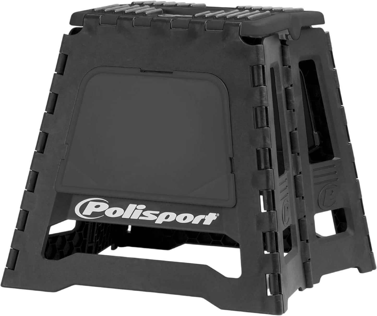 POLISPORT - SUPPORTO MOTO STAND PIEGHEVOLE PORTATILE CAVALLETTO CROSS ENDURO NERO