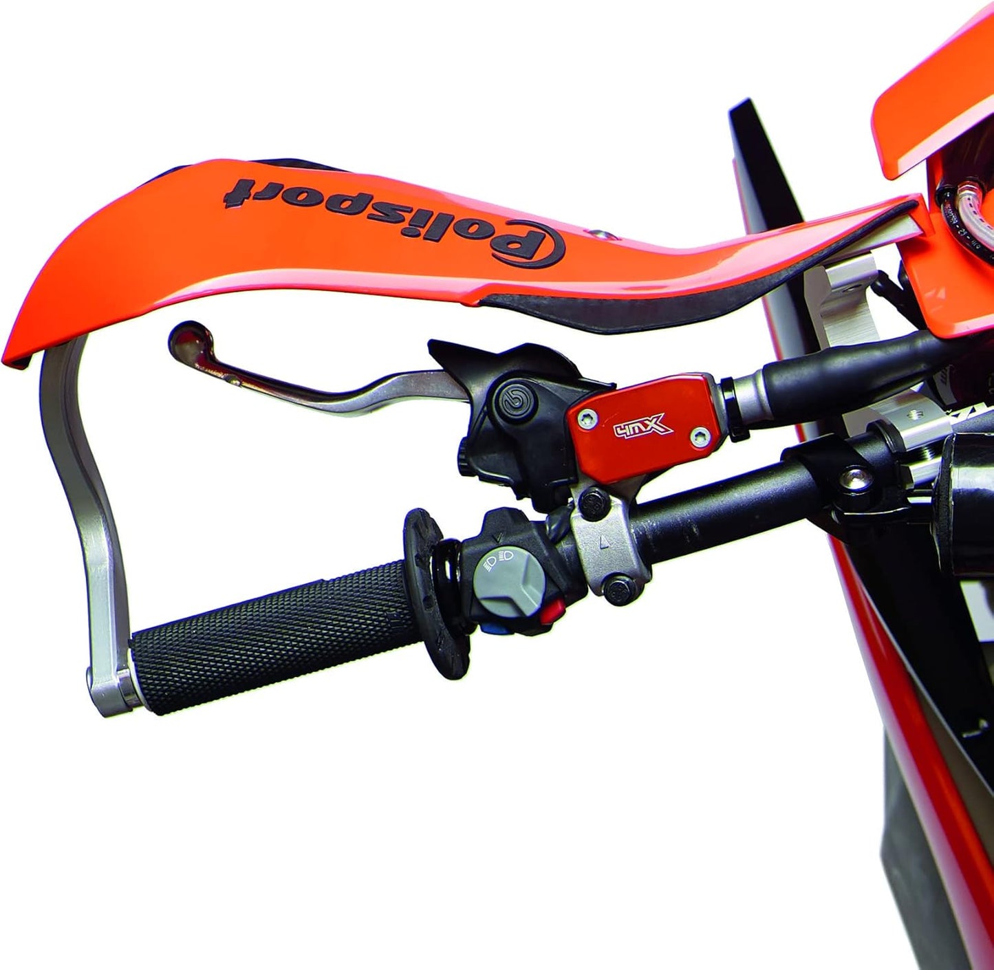 POLISPORT - SET PARAMANI TRAIL BLAZER 2 CON SET DI FISSAGGIO E BARRA MX-STYLE BLU