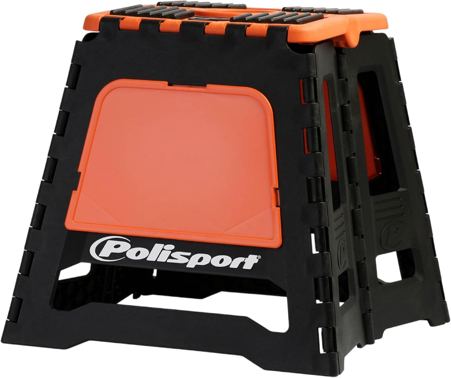 POLISPORT - SUPPORTO MOTO STAND PIEGHEVOLE PORTATILE CAVALLETTO CROSS ENDURO ARANCIONE