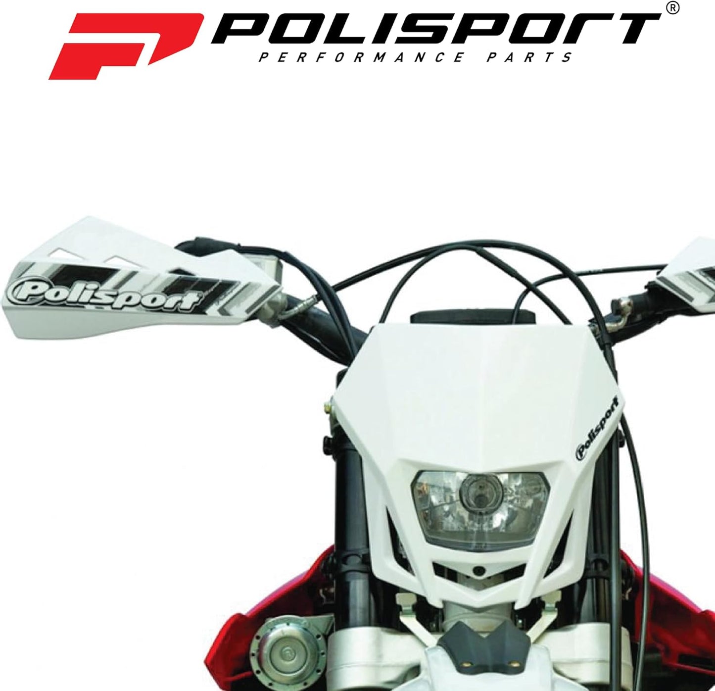 POLISPORT - FARO E MASCHERINA COMPLETO ALOGENA HALO ECE CROSS ENDURO BLU