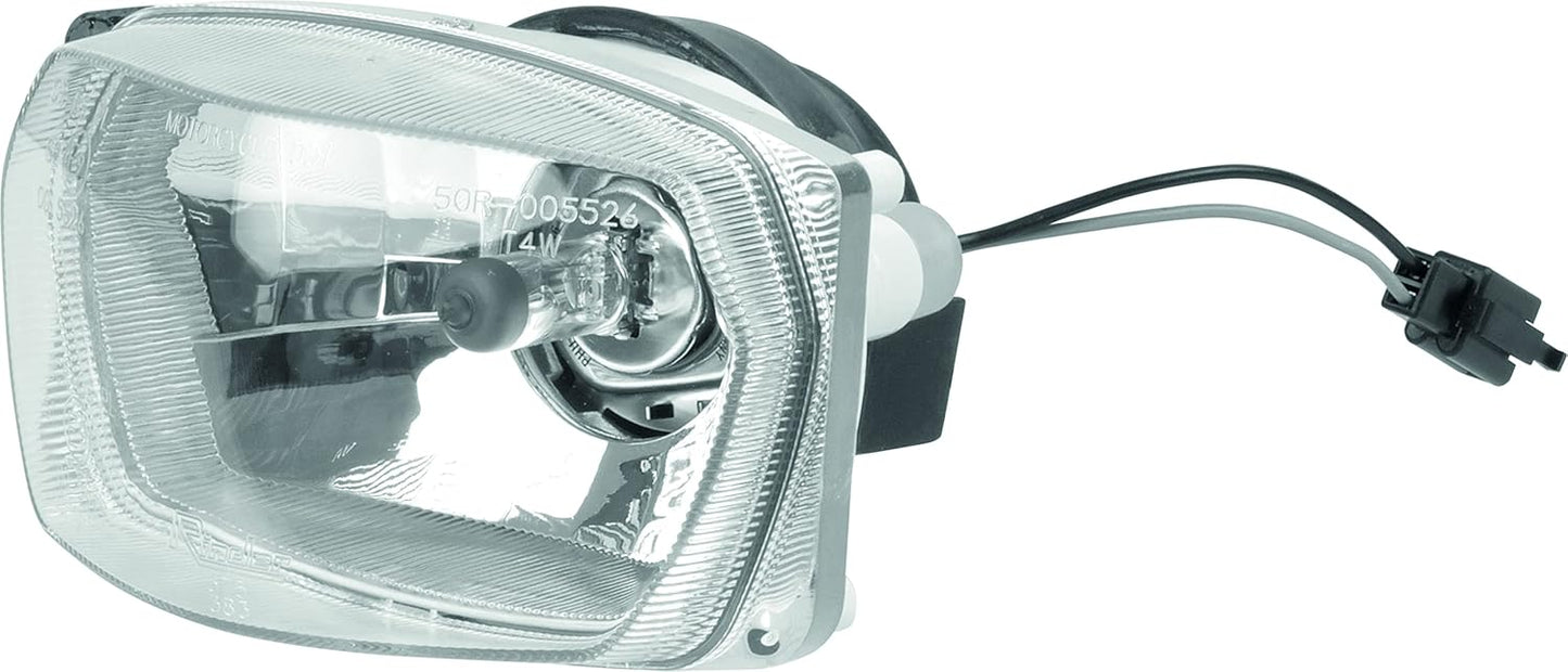 POLISPORT - FARO E MASCHERINA COMPLETO ALOGENA HALO ECE CROSS ENDURO BIANCO