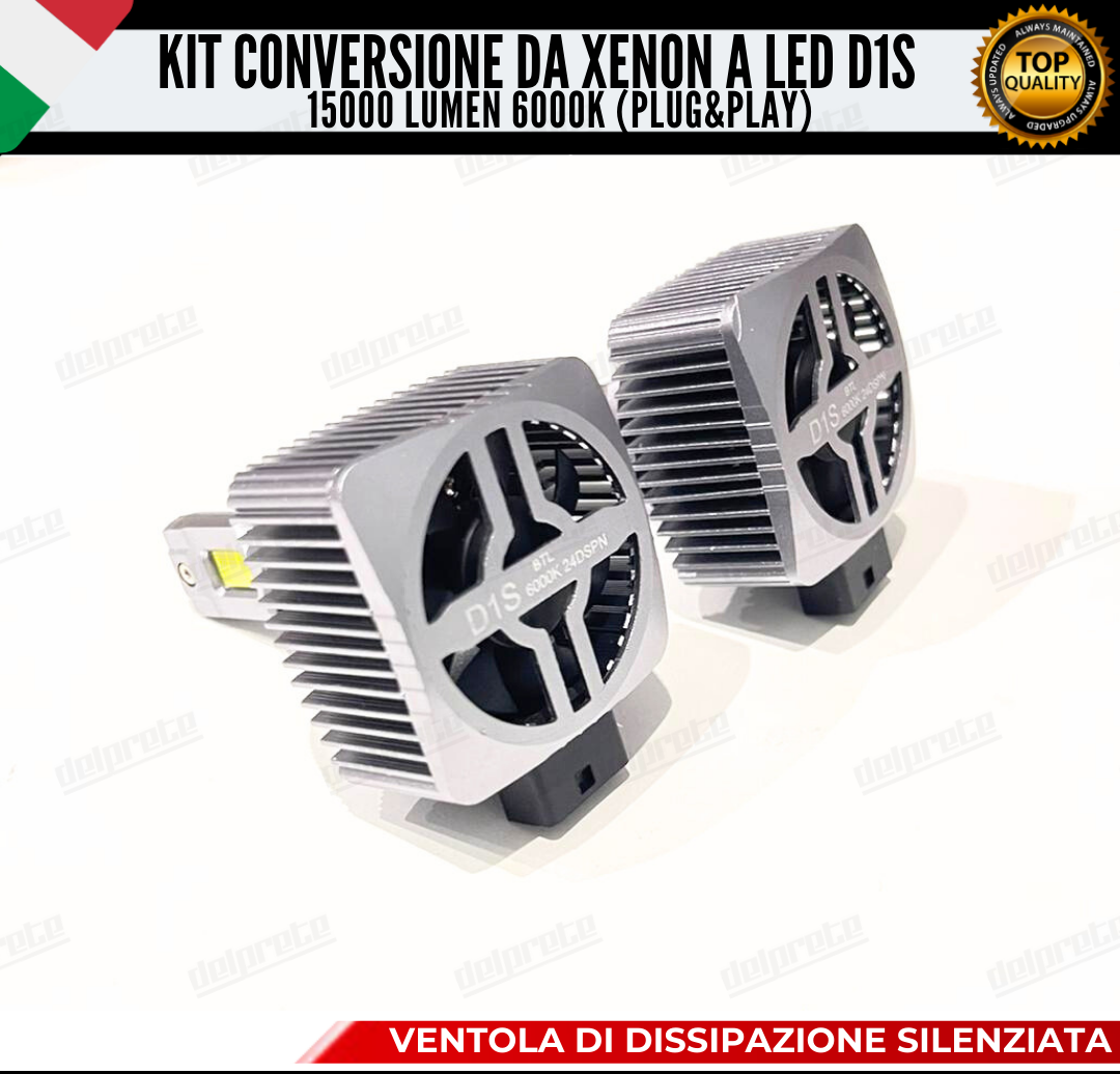 COPPIA LAMPADE D1S 15000 LUMEN LED DA XENON A LED PER JEEP GRAN CHEROKEE III