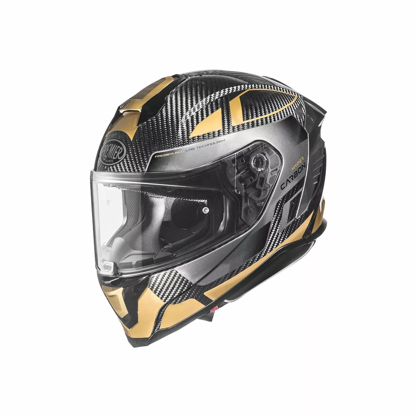 CASCO INTEGRALE - PREMIER HYPER CARBON TK19 - OMOLOGATO ECE 2206 ORO