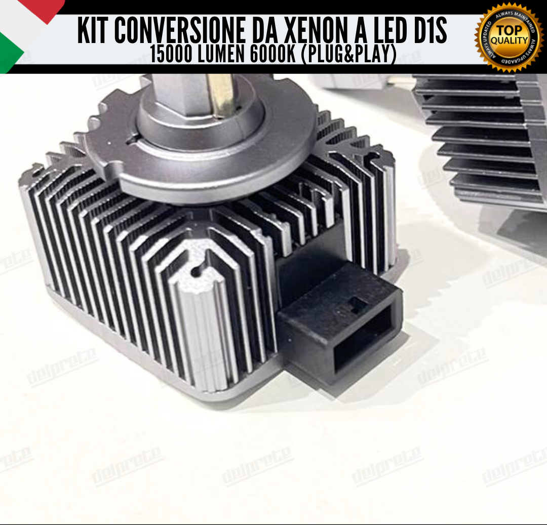 COPPIA LAMPADE D1S 15000 LUMEN LED DA XENON A LED PER JEEP GRAN CHEROKEE III