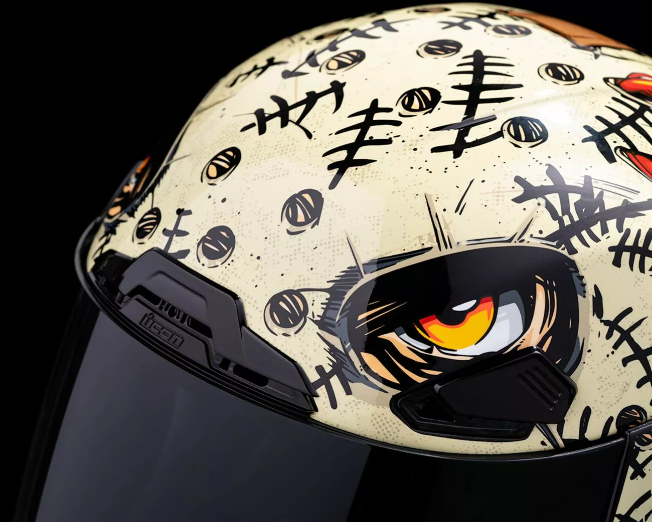 CASCO INTEGRALE - ICON AIRFLAME PRO TOPSHELF - OMOLOGATO ECE 2206