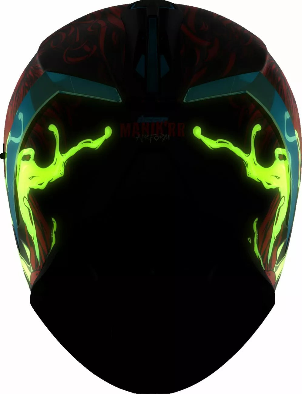 CASCO INTEGRALE - ICON AIRFORM MANIK'RR MIPS - OMOLOGATO ECE 2206 ROSSO AZZURRO