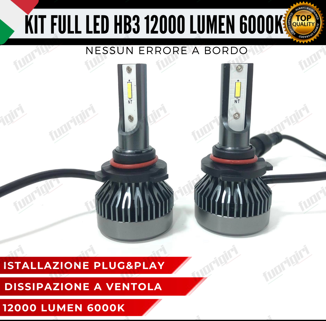 KIT FARI FULL LED 12000LUMEN FIAT FREEMONT ANABBAGLIANTI ABBAGLIANTI POSIZIONE 6000K
