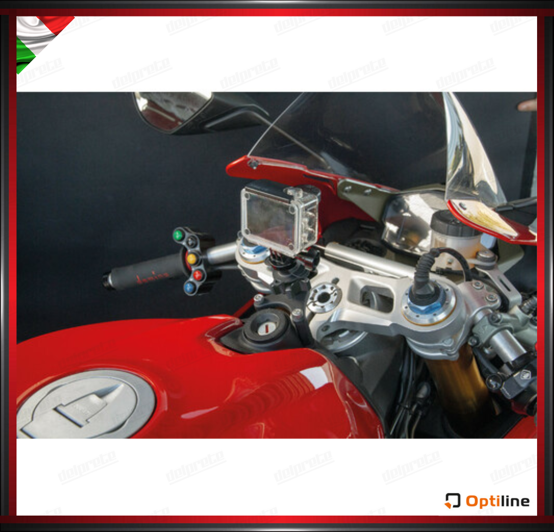 PORTA CELLULARE OPTILINE ATTACCO PER BLOCCHETTO CHIAVE PER DUCATI PANIGALE 899, 959, V2, 119, 1299, V4