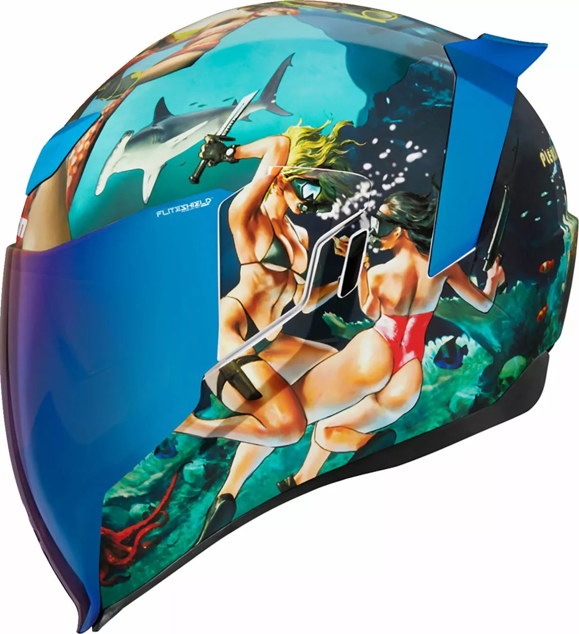 CASCO INTEGRALE - ICON AIRFLITE PLEASUREDOME4 - OMOLOGATO ECE 2206