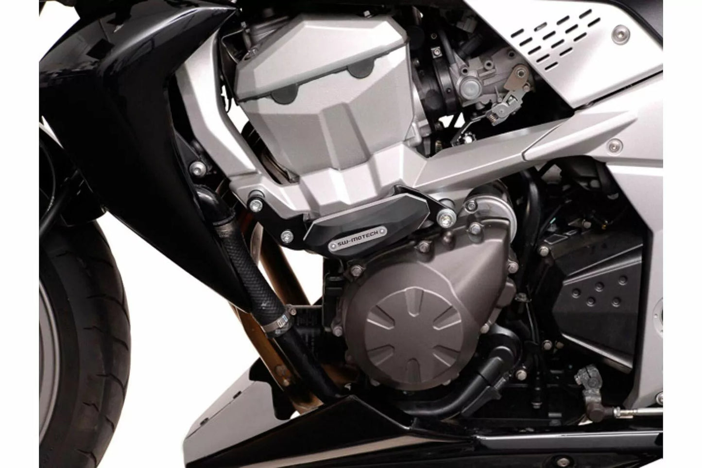 SW-MOTECH - KIT TAMPONI DI PROTEZIONE PER TELAIO NERO KAWASAKI Z750 (07-12) Z750R