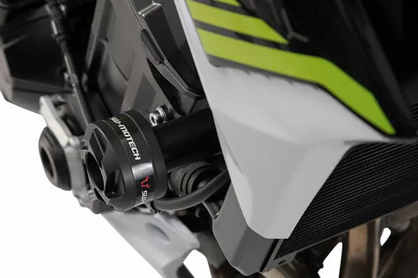 SW-MOTECH - KIT TAMPONI DI PROTEZIONE PER TELAIO NERO KAWASAKI Z900 DAL (16-)