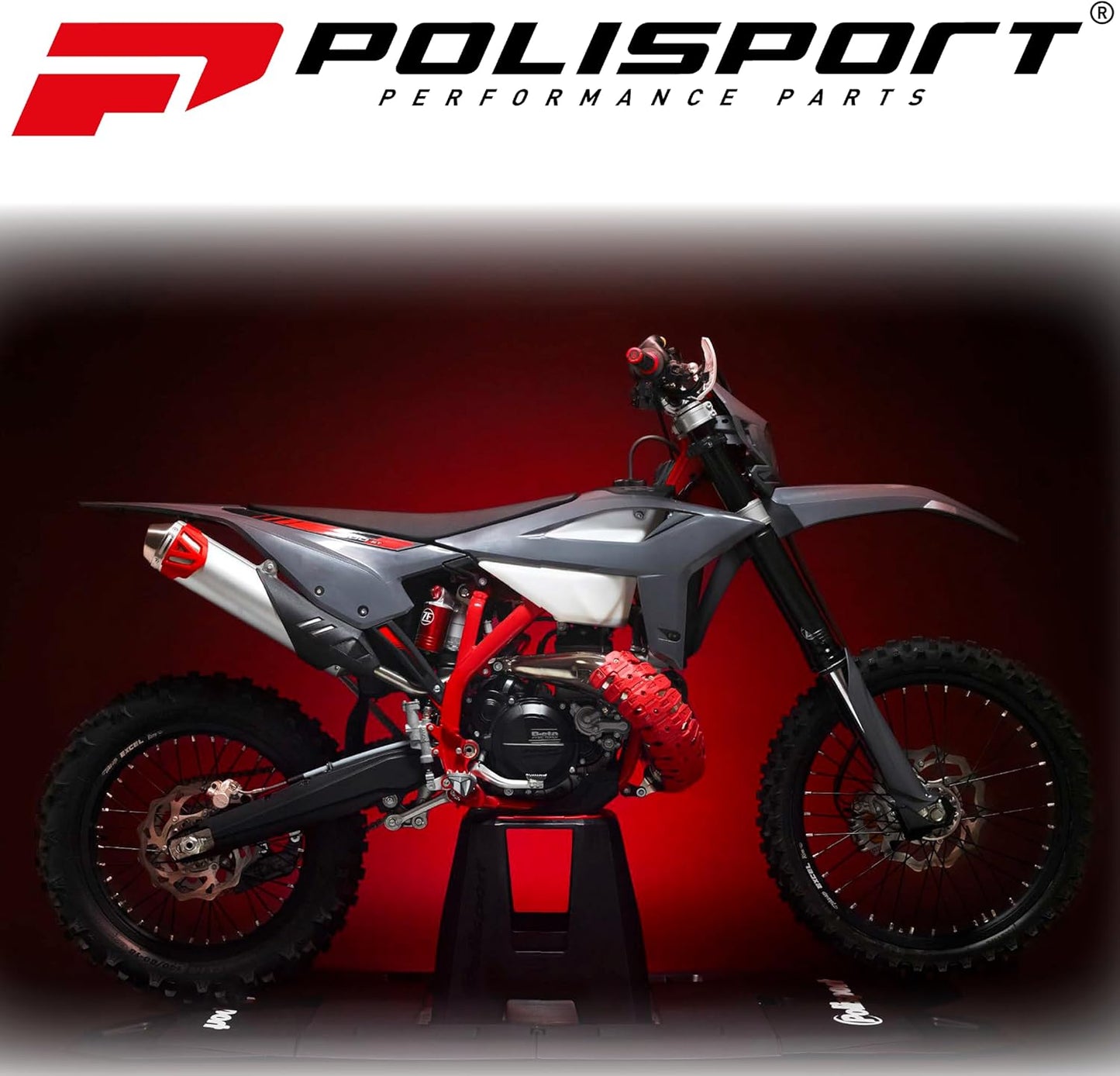 POLISPORT - SET PARAMANI TRAIL BLAZER 2 CON SET DI FISSAGGIO E BARRA MX-STYLE NERO