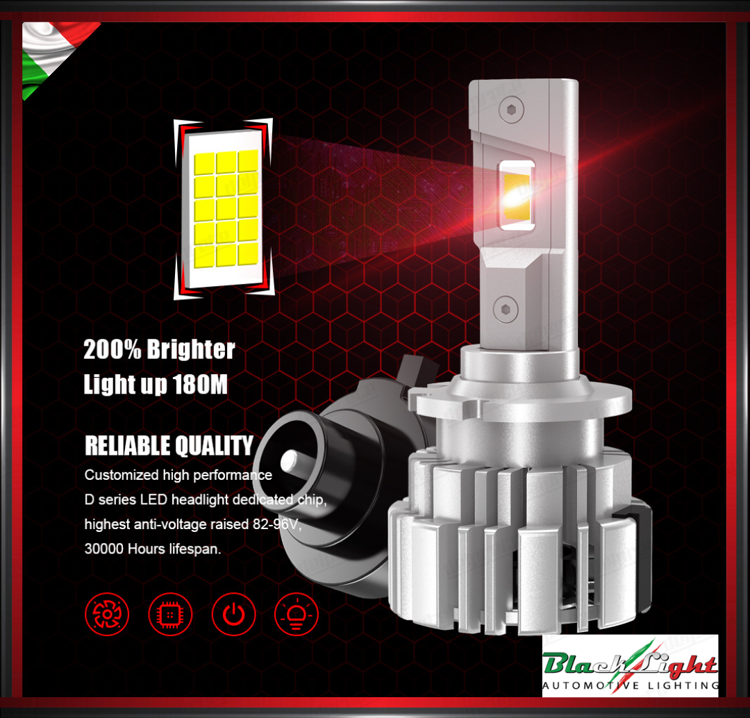 KIT LED D4S D4R SIRIUS 12V 6000K 9000 LUMEN PLUG-IN DA XENON A LED - SERIE OELED XL D4 HLG