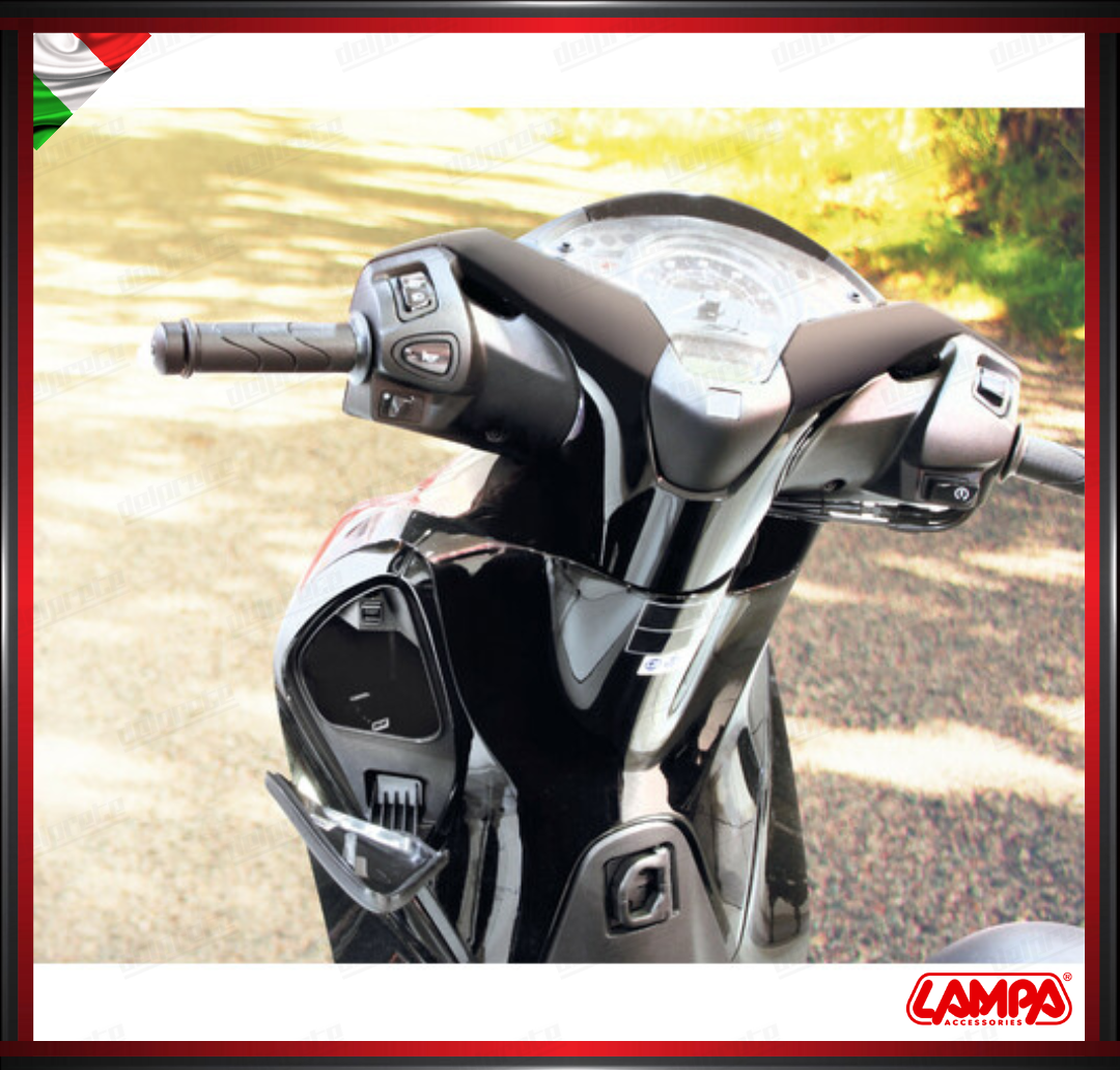 USB FIX OMEGA LAMPA CARICATORE USB MOTO FISSAGGIO CON VITI - 3000 MA 12/24V