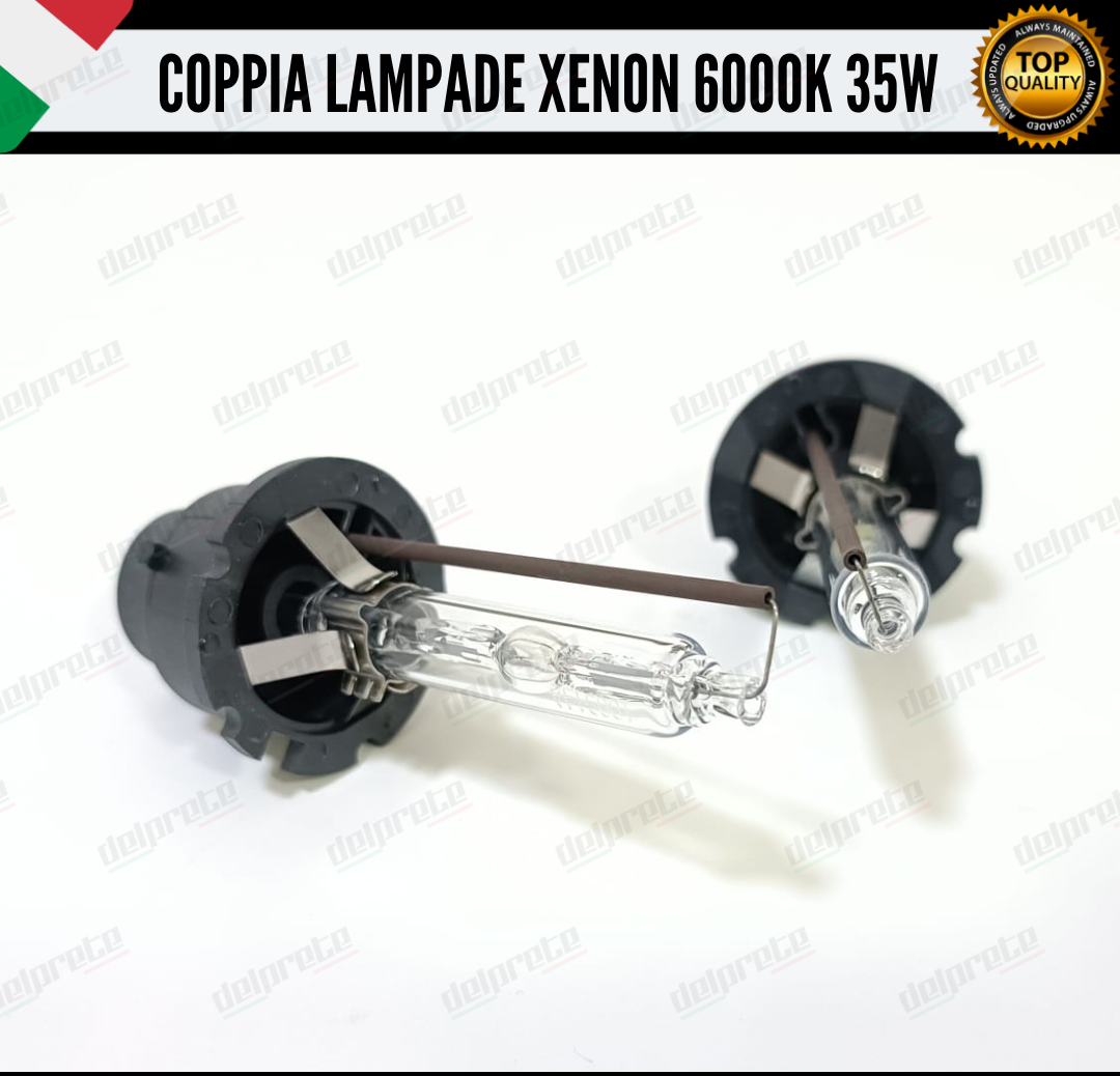 COPPIA LAMPADE FARI D2S XENON LUCE 6000K BIANCO GHIACCIO FORD MONDEO 2000/2007