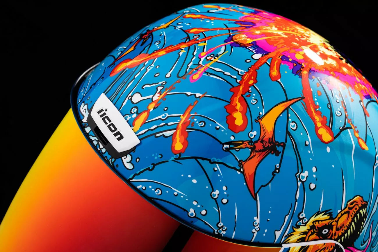 CASCO INTEGRALE - ICON AIRFORM DINO FURY - OMOLOGATO ECE 2206