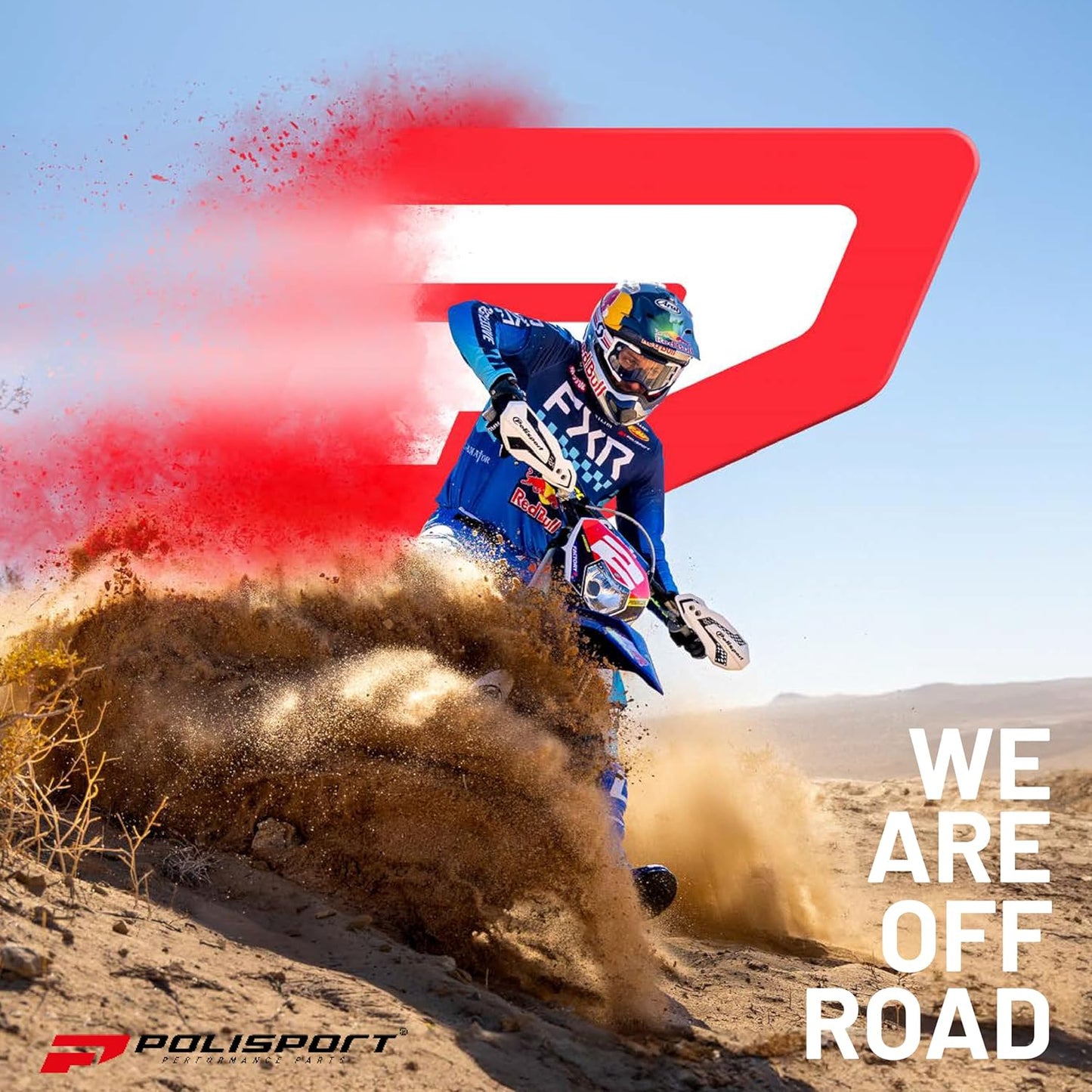 POLISPORT - SUPPORTO MOTO STAND PIEGHEVOLE PORTATILE CAVALLETTO CROSS ENDURO ROSSO