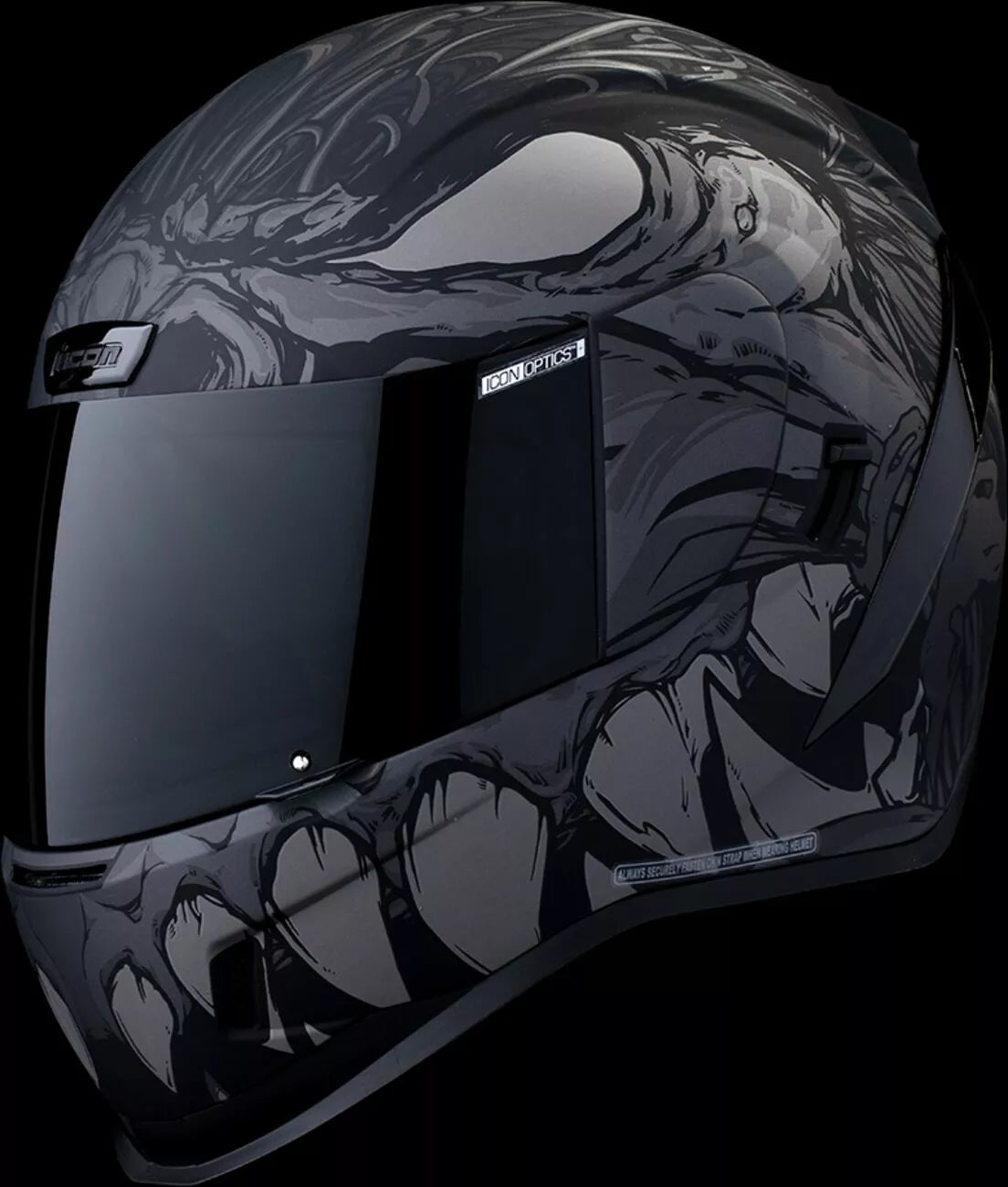 CASCO INTEGRALE - ICON AIRFORM MANIK'RR MIPS - OMOLOGATO ECE 2206 NERO E GRIGIO