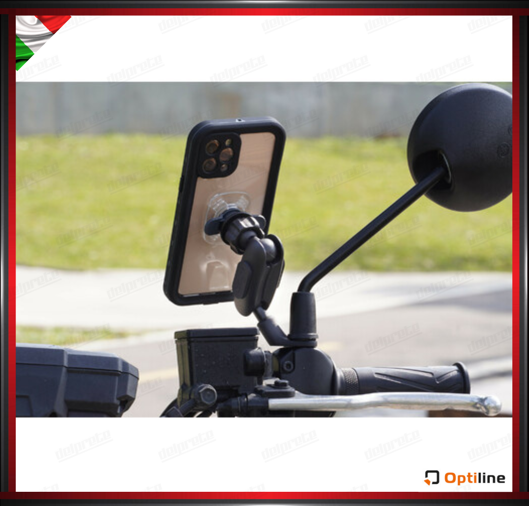 TITAN POLE ORBIT PORTA TELEFONO SUPPORTO A BRACCIO SNODATO CON ATTACCO SPECCHIETTI O VITI PASSANTI DUOLOCK