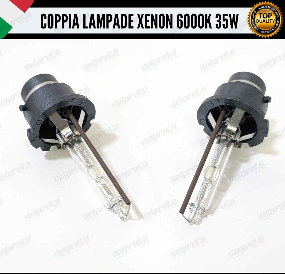 COPPIA LAMPADE FARI D2S XENON LUCE 6000K BIANCO GHIACCIO FORD MONDEO 2000/2007
