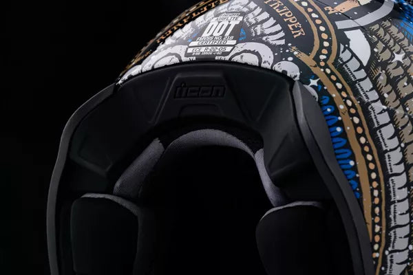 CASCO INTEGRALE - ICON AIRFLITE DAYTRIPPER ORO - ECE 2206
