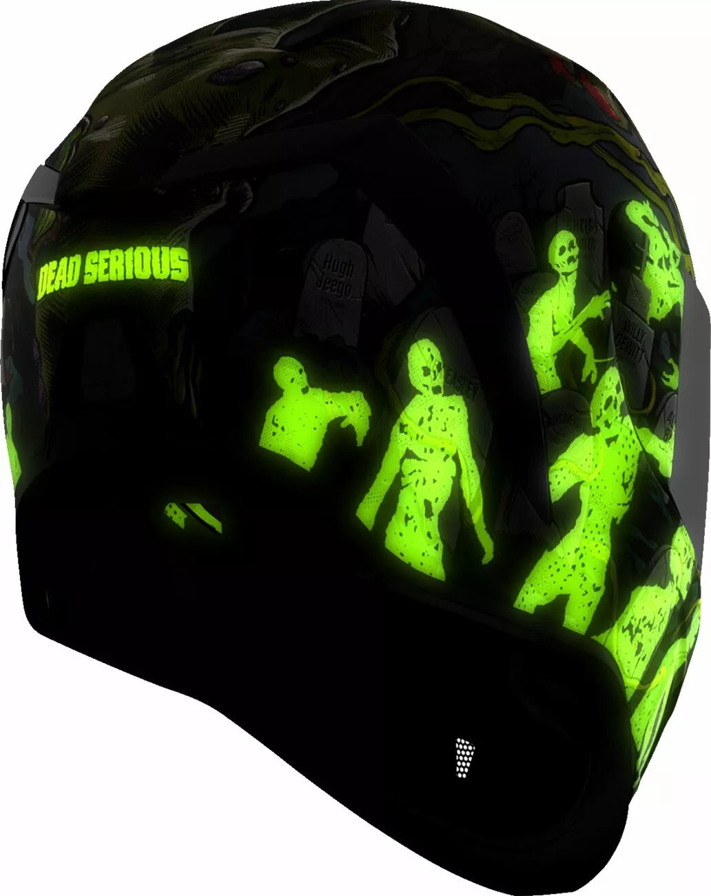 CASCO INTEGRALE - ICON AIRFORM DEAD SERIOUS - OMOLOGATO ECE 2206