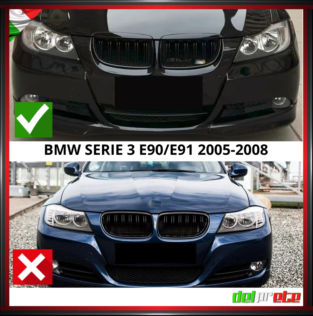 PARAURTI SPORTIVO HD TUNING BMW E90 E91 M4-LOOCK SERIE 3 ( PRE RESTYLING )