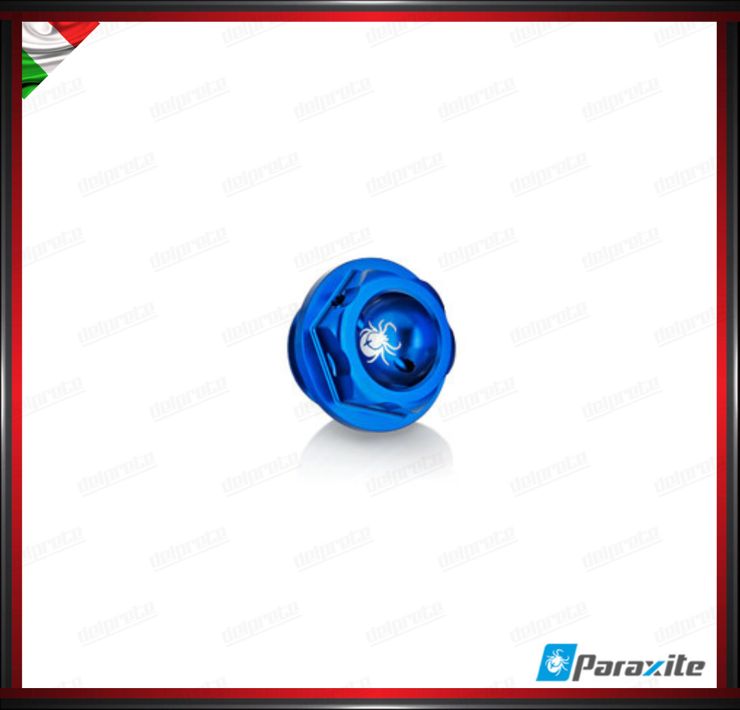 TAPPO OLIO BLU M26x3 ALLUMINIO YAMAHA MT-03 / MT-07 / MT-10 / XSR700 / R1 / R3 / R6 / R7 - PARAXITE