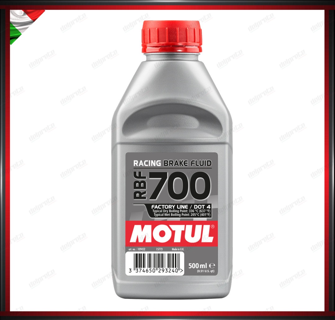 OLIO LIQUIDO FRENI MOTUL RBF 700 FACTORY LINE 100% SINTETICO 0,500 (336 GRADI)