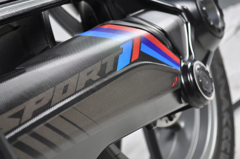 SET ADESIVI GRAFICHE BMW R1200 GS GSA R1250 CARDANO FORCELLONE - GRAFICA SPORT)
