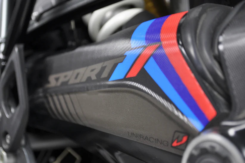SET ADESIVI GRAFICHE BMW R1200 GS GSA R1250 CARDANO FORCELLONE - GRAFICA SPORT)