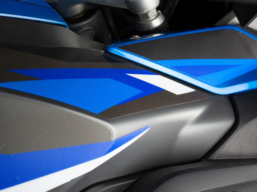 KIT ADESIVI GRASTEC GRAFICHE BMW R1250 GS ADVENTURE BLU E NERO - GRAFICA ADVENTURE PRO