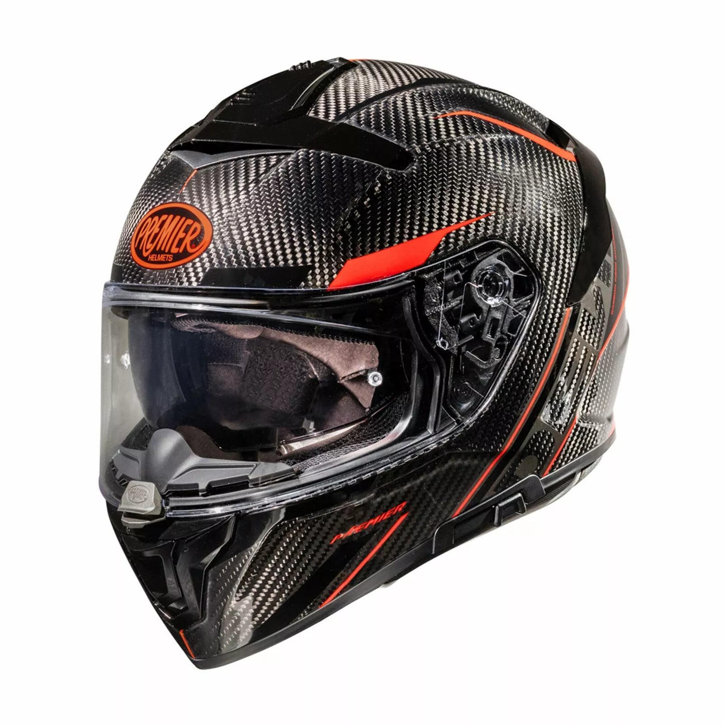 CASCO INTEGRALE - PREMIER DEVIL CARBON ST2 - OMOLOGATO ECE 2206 ROSSO